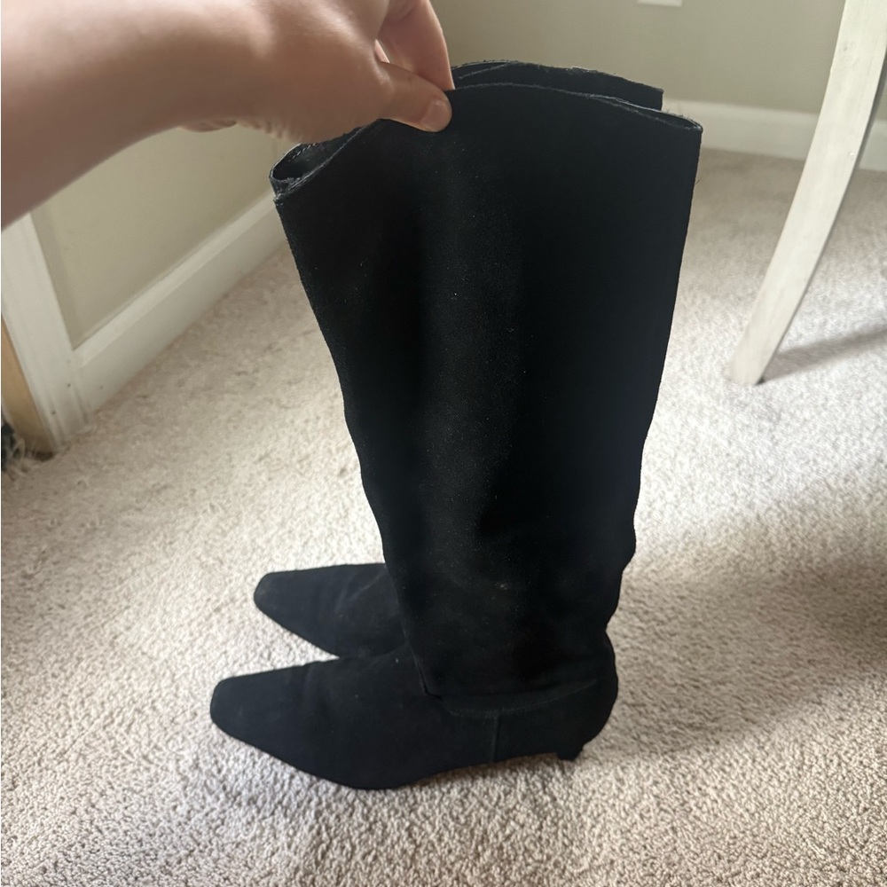 Tahari Jasmine Suede Knee High Boot